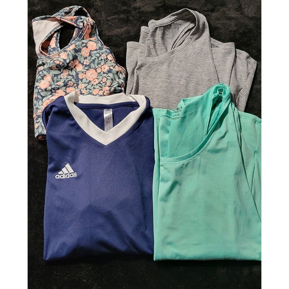Woman's Size Large Activewear Lot Tops